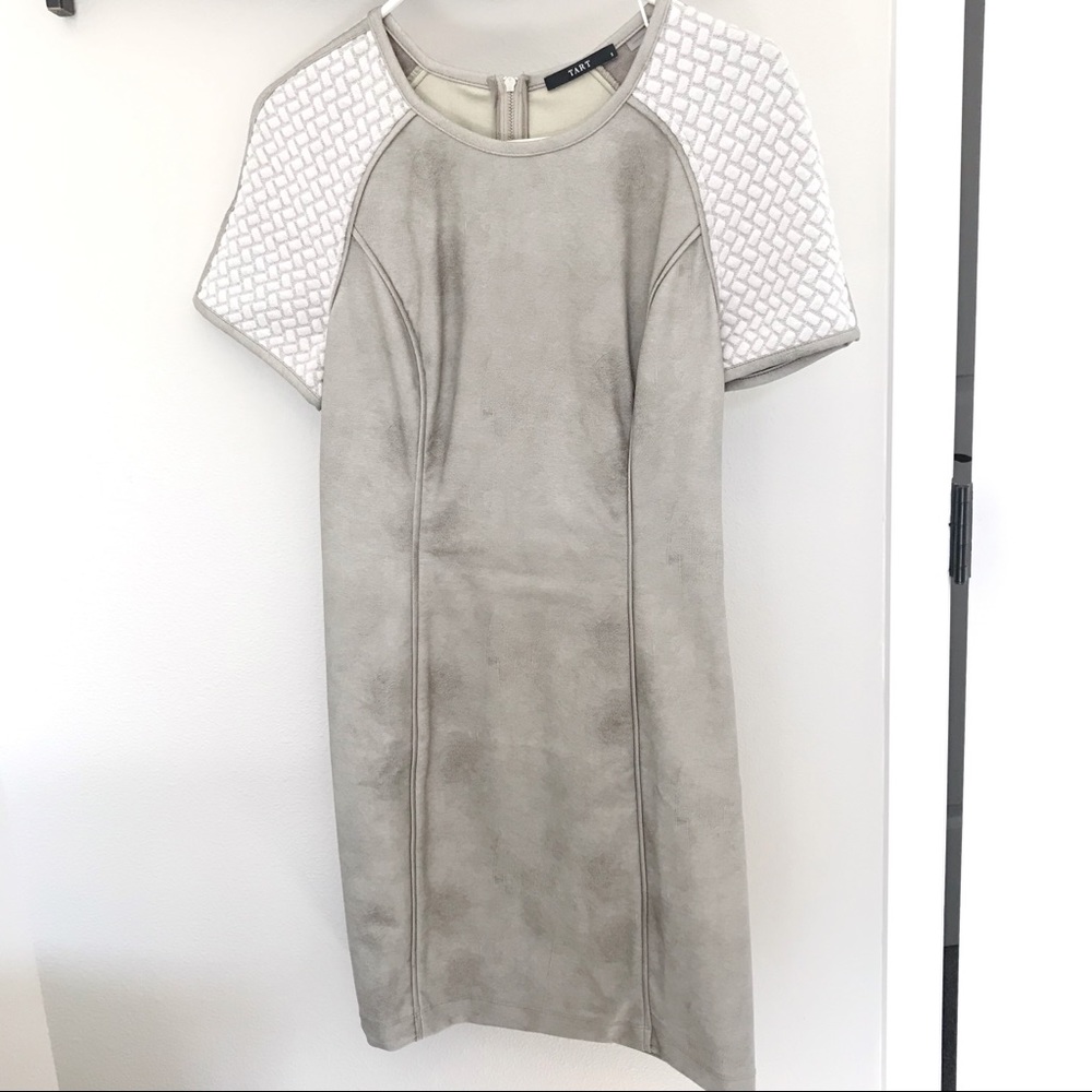Tart | Faux Gray Leather | Dress | Small